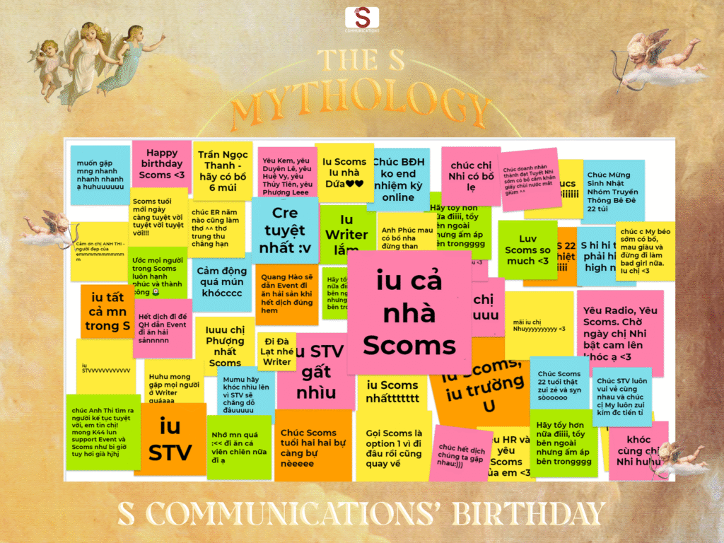 SINH NHẬT NHÓM 2021: CHÀO EM SCOMS &#8211; TUỔI TRẺ CỦA TÔI